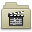 Light Brown Movies Old Icon 32x32 png